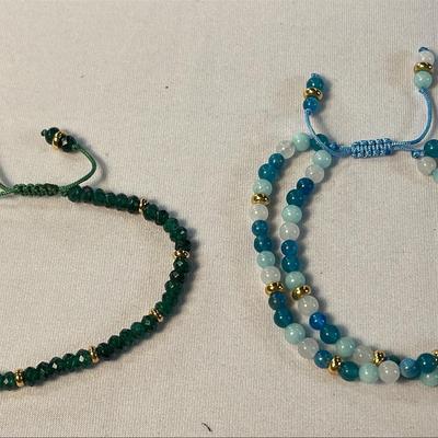 Lola Rose 'Chelsea' Beaded Adjustable 7” Bracelets (2)