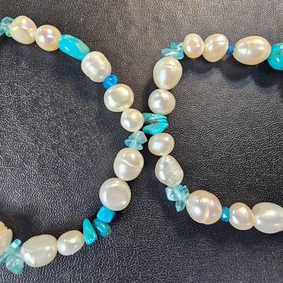 Honora Cultured Freshwater Pearl & Precious Stone Stretch Bracelets (2)