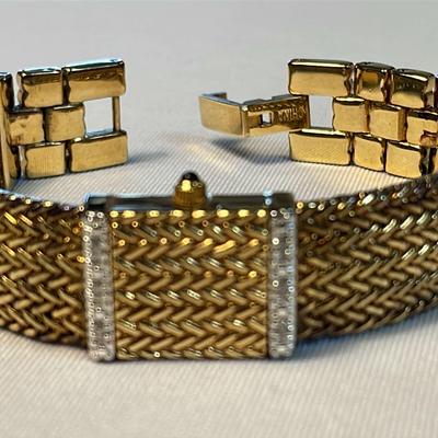 Anne Klein Rare Hidden Diamond Swiss Watch Bracelet 