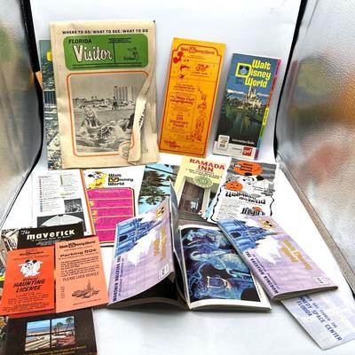 Vintage Disney & Florida Tourist Ephemera from the Early 1970s