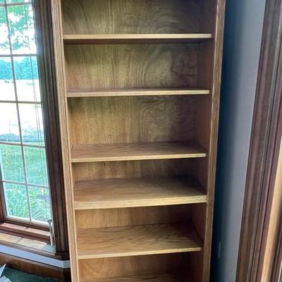 Oak Federal Crown 72” Bookcase by Arthur W Brown