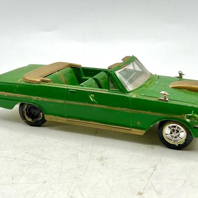 1963 Green Chevy Nova 1/25 Scale Model Convertible