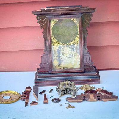 Extremely Disassembled Antique Mantle Clock