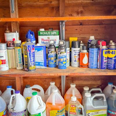 Big Old Shelf of Chemicals #1