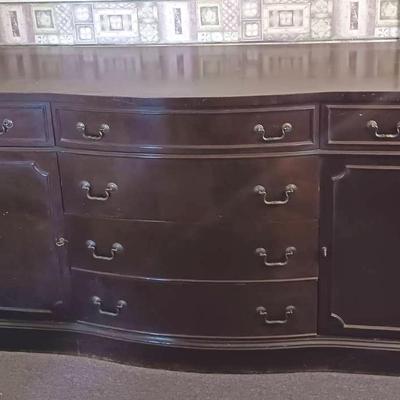 Paramount Furniture Company Dark Wooden Buffet