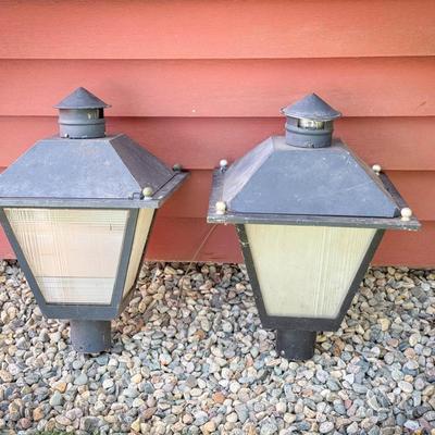 (2) Massive Lamp Style Lamps