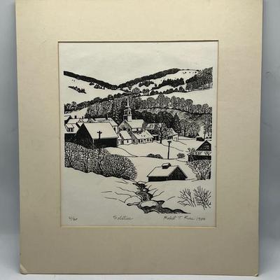 Signed & Numbered Print “Solstice” #21/50 Robert T. Rice 1983