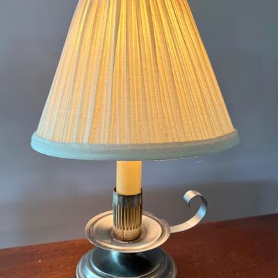 Candlestick-Inspired Lamp — Tested & Works