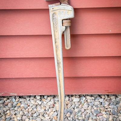 HUGE RIDGID Pipe Wrench