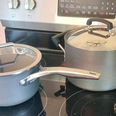 (2) Calphalon Non-Stick Pan & Pot