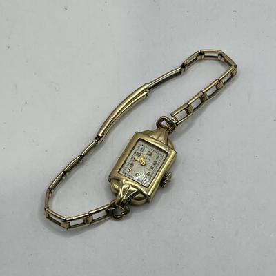 10k GF Elgin Deco Women’s Watch 
