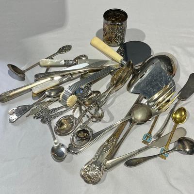 Vintage Flatware Collection ~ Ft. Mother Of Pearl, Silver Plate & More