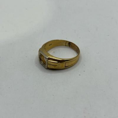 Vintage 14k Gold Deco Ring  (7g)
