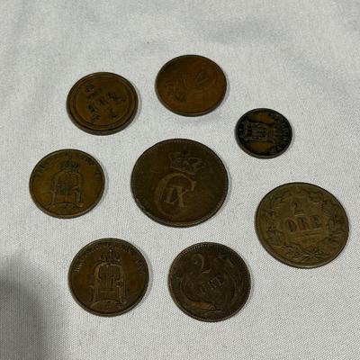 Antique Swedish Öre Coin Collection 