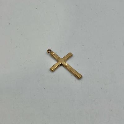 10KT Gold Cross Pendent 