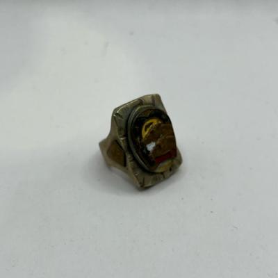 Vintage 50s Mexican Horse Head Biker Signet Ring 