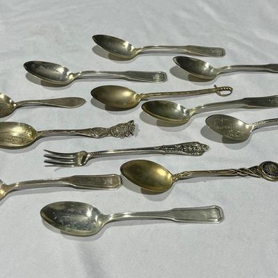 Sterling Silver Spoon Collection (193g)