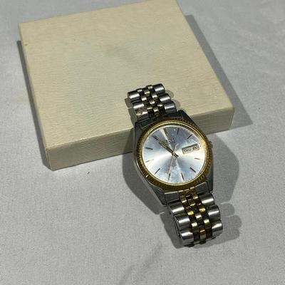 Vintage Seiko Day/Date Dress Two-Tone Men's Watch #2