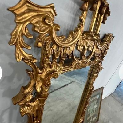 Gold guilded mirror