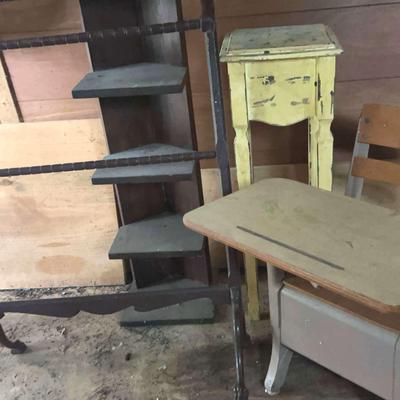 Small Furniture & Wooden Quilt Rack Assortment