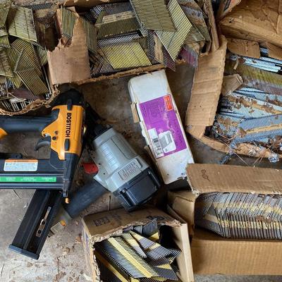 Bostitch & Porter-Cable Nail Guns with Assorted Nails
