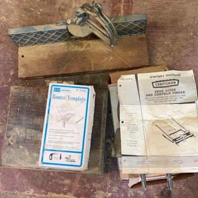 Router Template, Craftsman Edge Guide & Contour Finger with Manuals