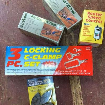 Air Cut-Off Tools, Router Speed Control & Clamp Set