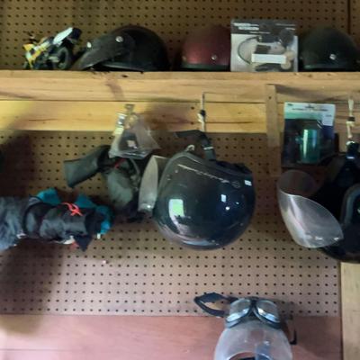 Motorcycle Helmets, Accessories & Gear Assortment