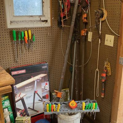 Workshop Tool & Hardware Collection with Vices up to 58"