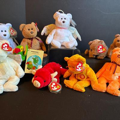 Ty Beanie Babies - Kingston Parrot & Halo