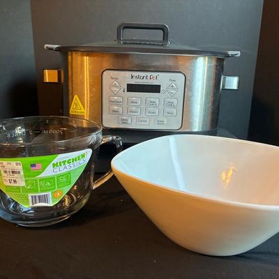 Instapot, Salad Bowl, Pyrex Bowl