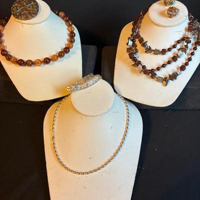 Amber Toned Jewelry