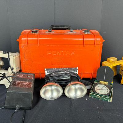 Pentax PTS-III Surveyor Camera With Case And Accessories 