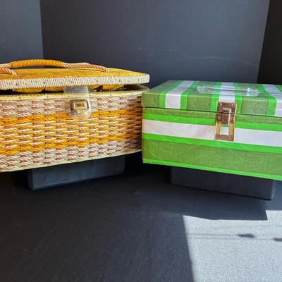 Two Vintage Sewing Kits