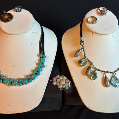 Turquoise Toned Jewelry