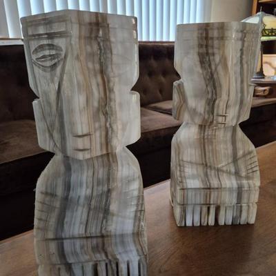 Marble statues