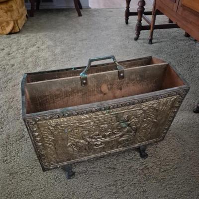 vintage magazine rack