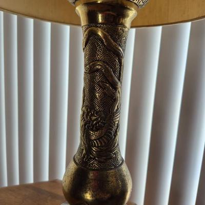 Brass/metal table lamp