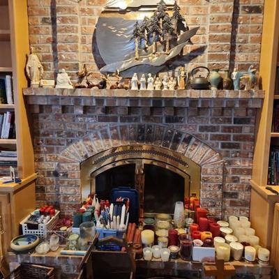 Candles & fireplace accessories 