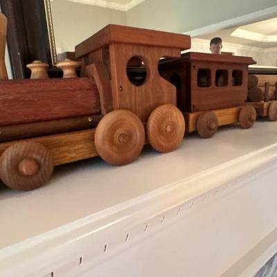 Wood train set 