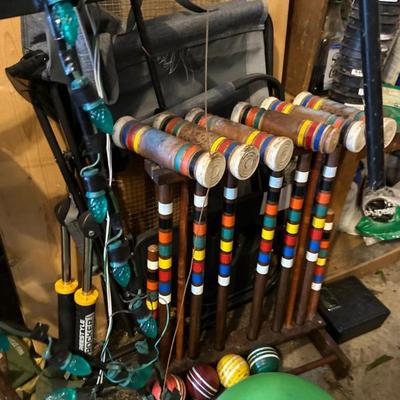 Croquet set 