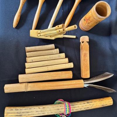 Fr131 a collection of wooden instruments