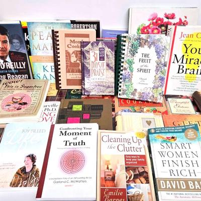  Assortment Of Books From Cooking To Decluttering