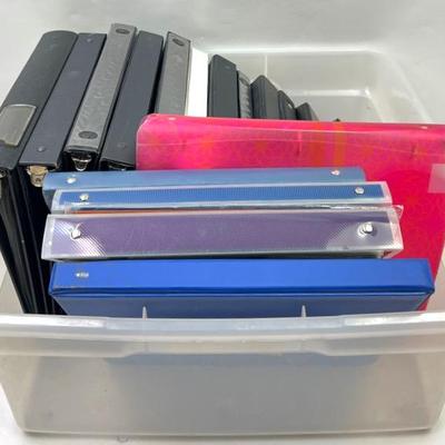 “Avery” Dividers & Collection of Binders