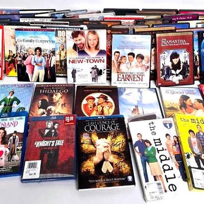 Large Assortment Of DVDs and Blu-rays