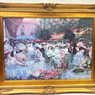 1904 ‘Le Diner à L’Hôtel Ritz Paris’  Print
