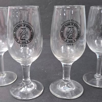 Alabama State Medical Commemorative Glasses