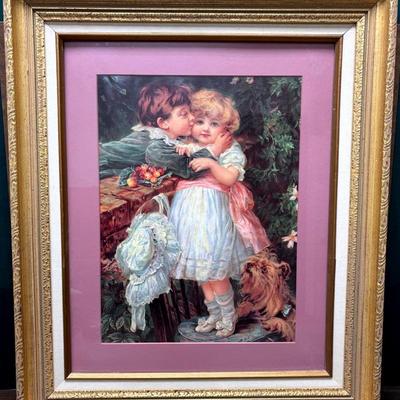 “Over the Garden Wall” Print by Frederick Morgan