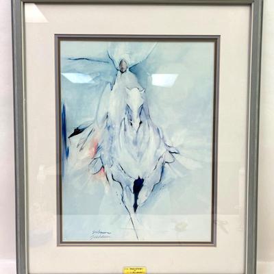 ‘Seabourn’ Abstract Horse Signed Print