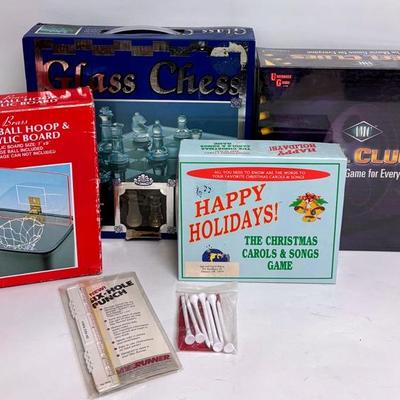Glass Chess, Reel Clues, and More Games 